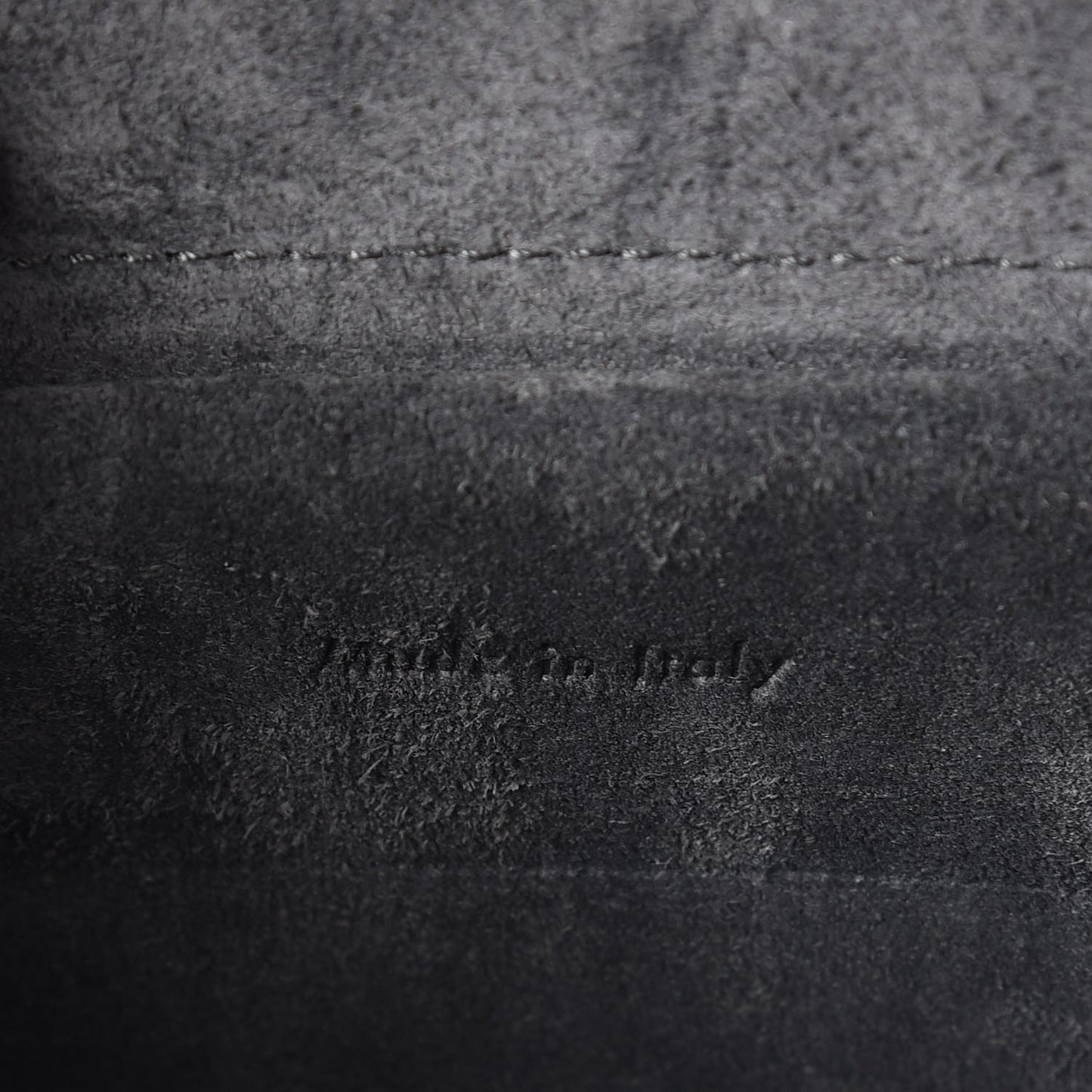 Grained Calfskin Micro Belt Bag Grey