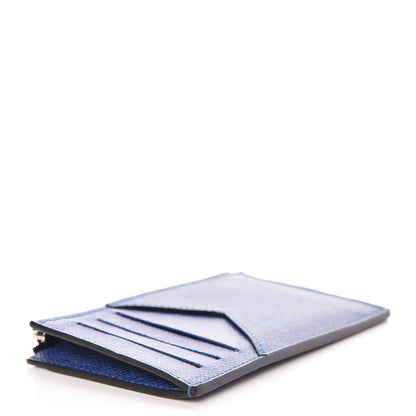 Louis Vuitton Monogram Taiga Coin Card Holder Cobalt 4 of 8