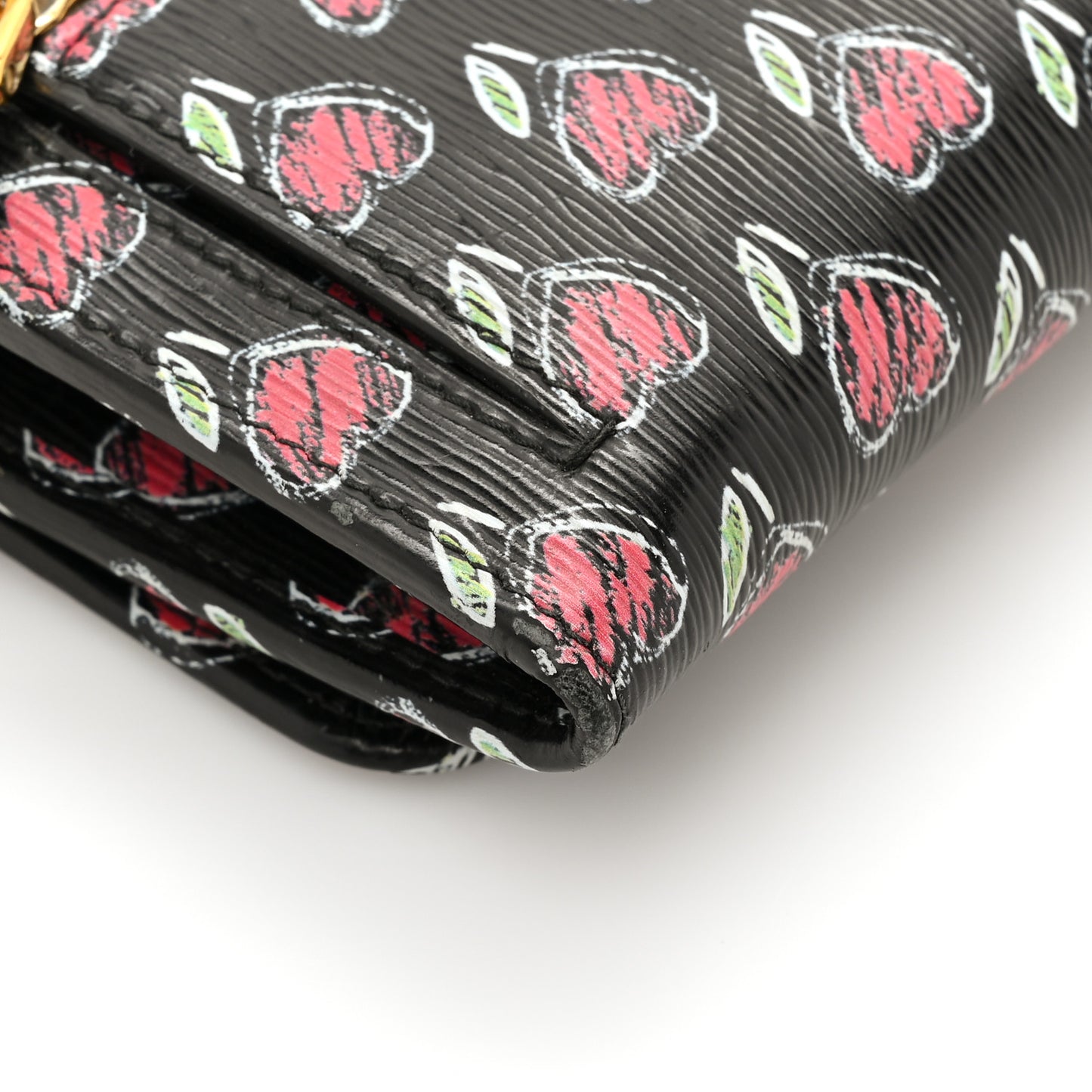 Vitello Move Love Continental Flap Travel Wallet Black