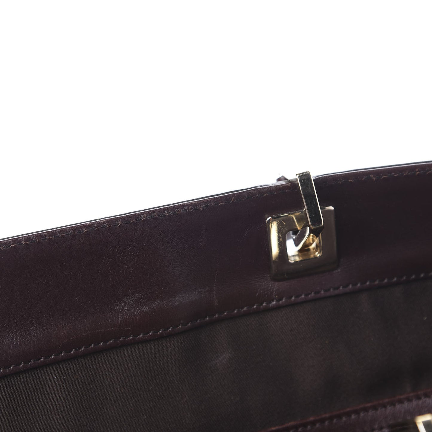 Guccissima Large Punch Tote Chocolate Brown