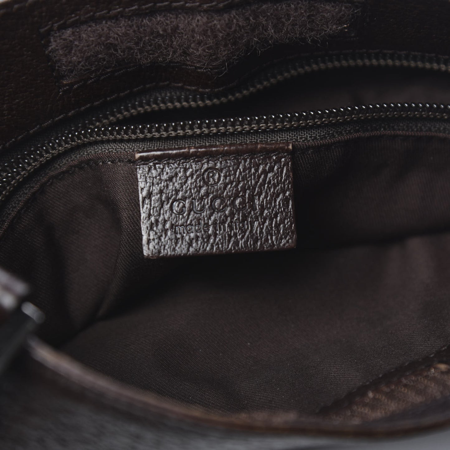 Monogram Messenger Crossbody Bag Dark Brown