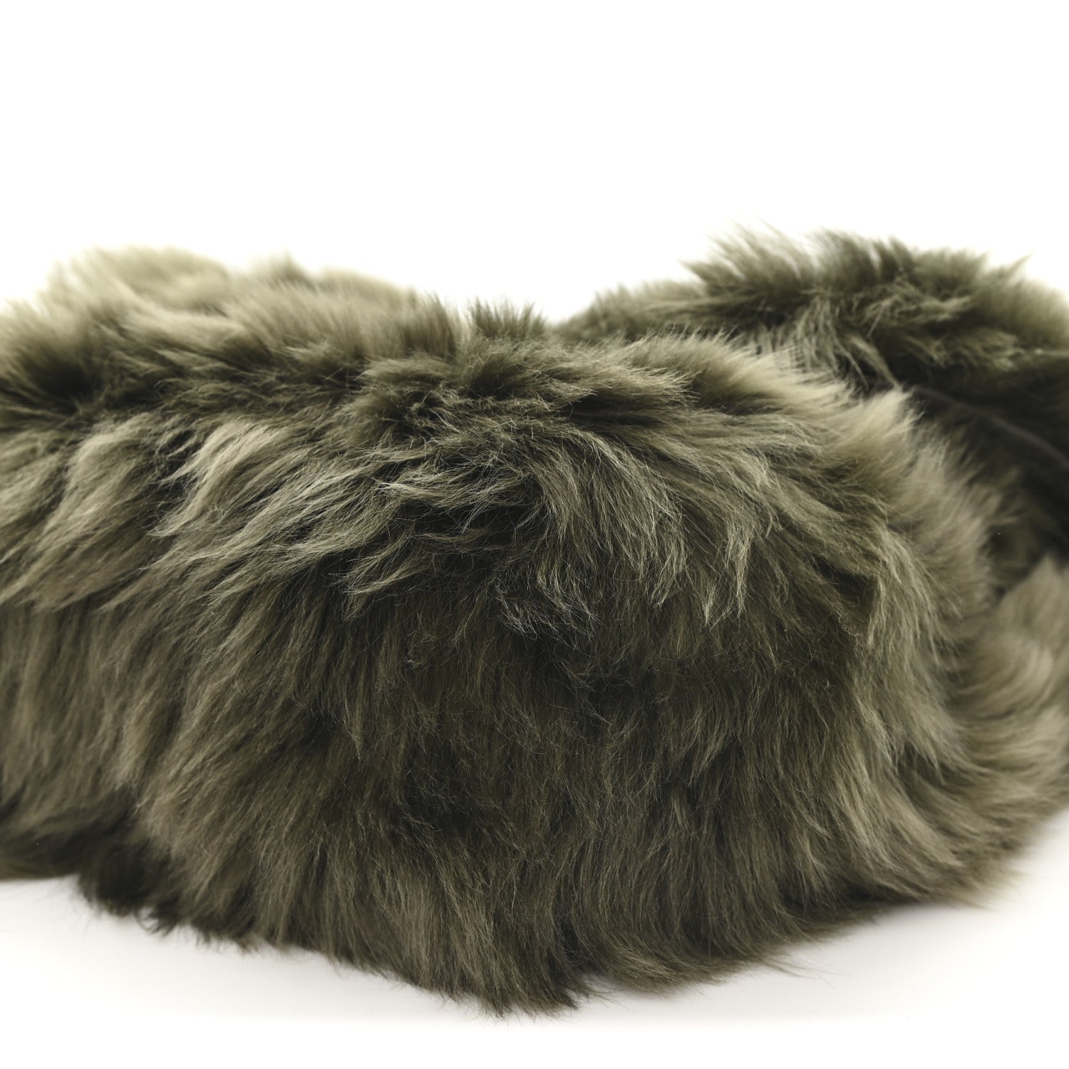 Saint Laurent Shearling Fur Medium Jamie 4.3  Olive Ranch Dark Olive Ranch 10 of 10