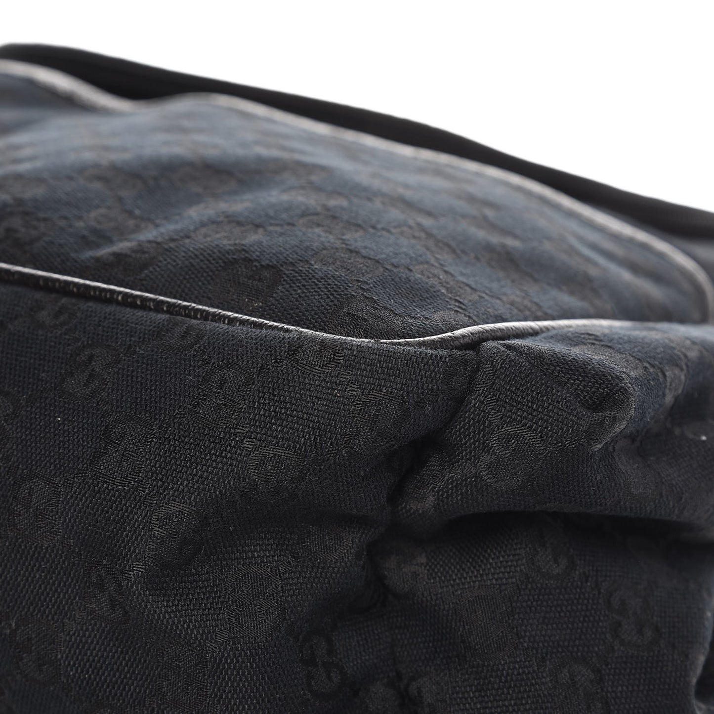 Monogram Large Diaper Bag Black