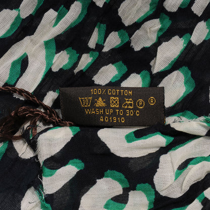 Louis Vuitton Cotton Leopard Pareo Scarf Blue Infini 6 of 6