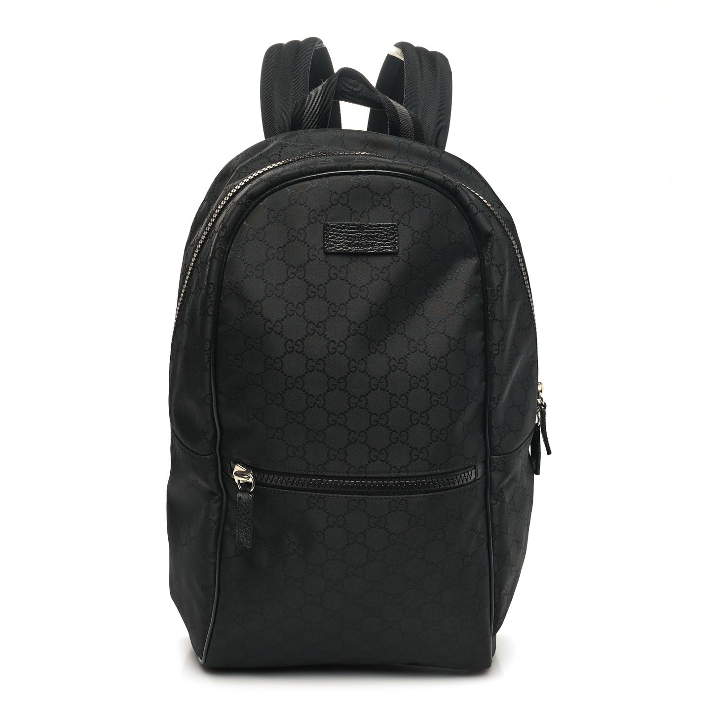 Nylon Monogram Slim Backpack Black