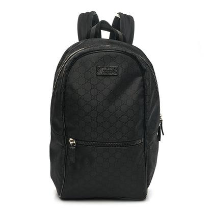 Gucci Nylon Monogram Slim Backpack Black 1 of 11