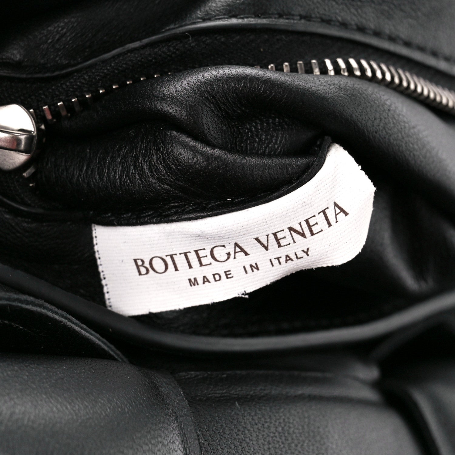 Bottega Veneta Lambskin Maxi Intreccio Padded Chain Cassette Crossbody Bag Black 7 of 12