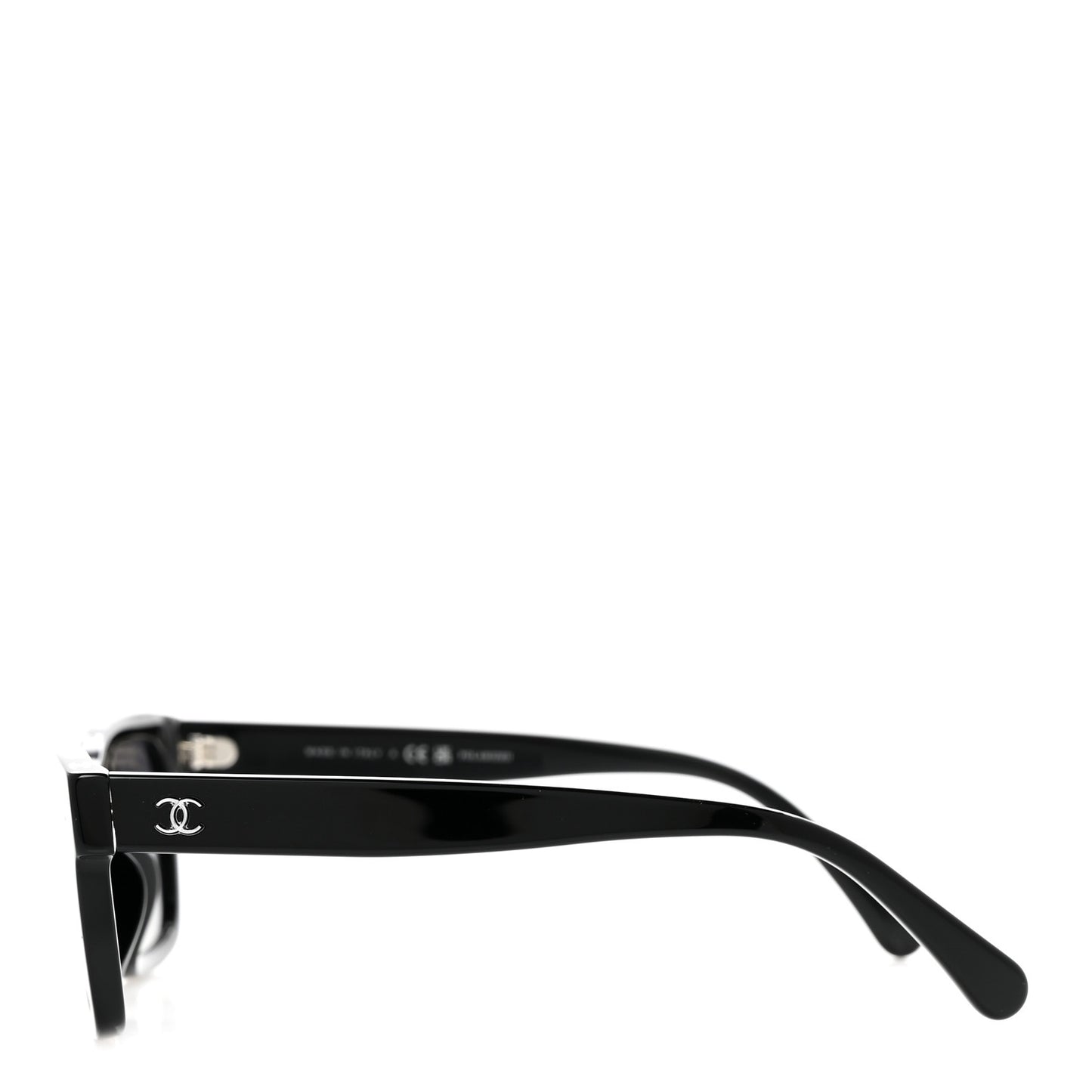 Acetate Polarized Square Sunglasses 5417-A Black