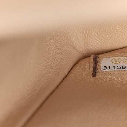 Chanel Caviar Quilted Medium Double Flap Beige 10 of 12