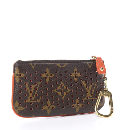 Louis Vuitton Monogram Perforated Key Pouch Orange 2 of 5