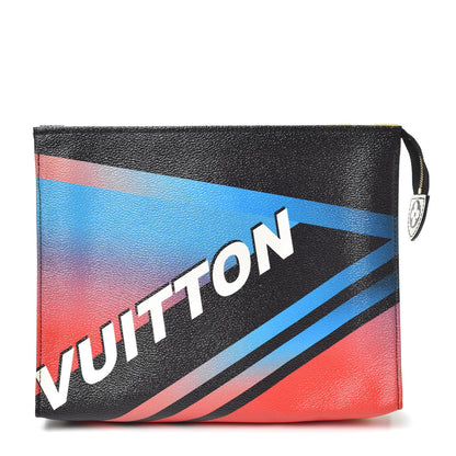 Louis Vuitton Damier Race Toiletry Pouch 26 Black Rose 1 of 6