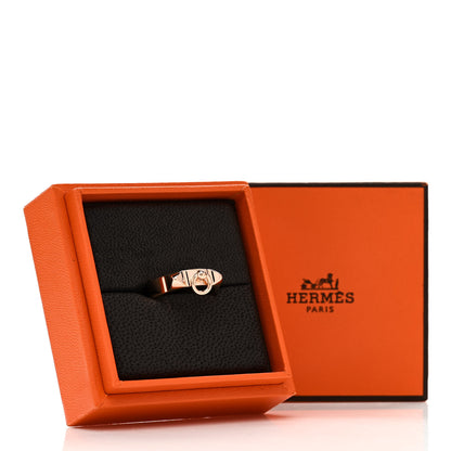 Hermes 18K Rose Gold PM Collier De Chien Ring 56 7.75 5 of 5