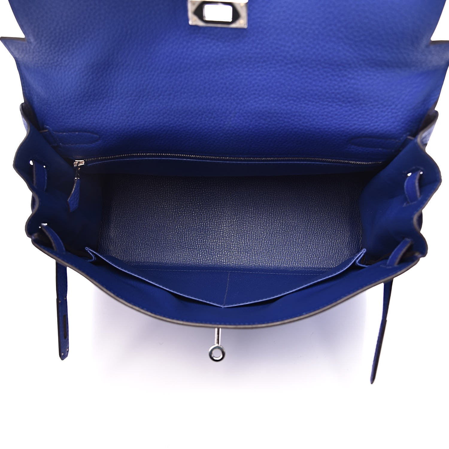 Hermes Togo Kelly Retourne 32 Bleu Electrique 5 of 37