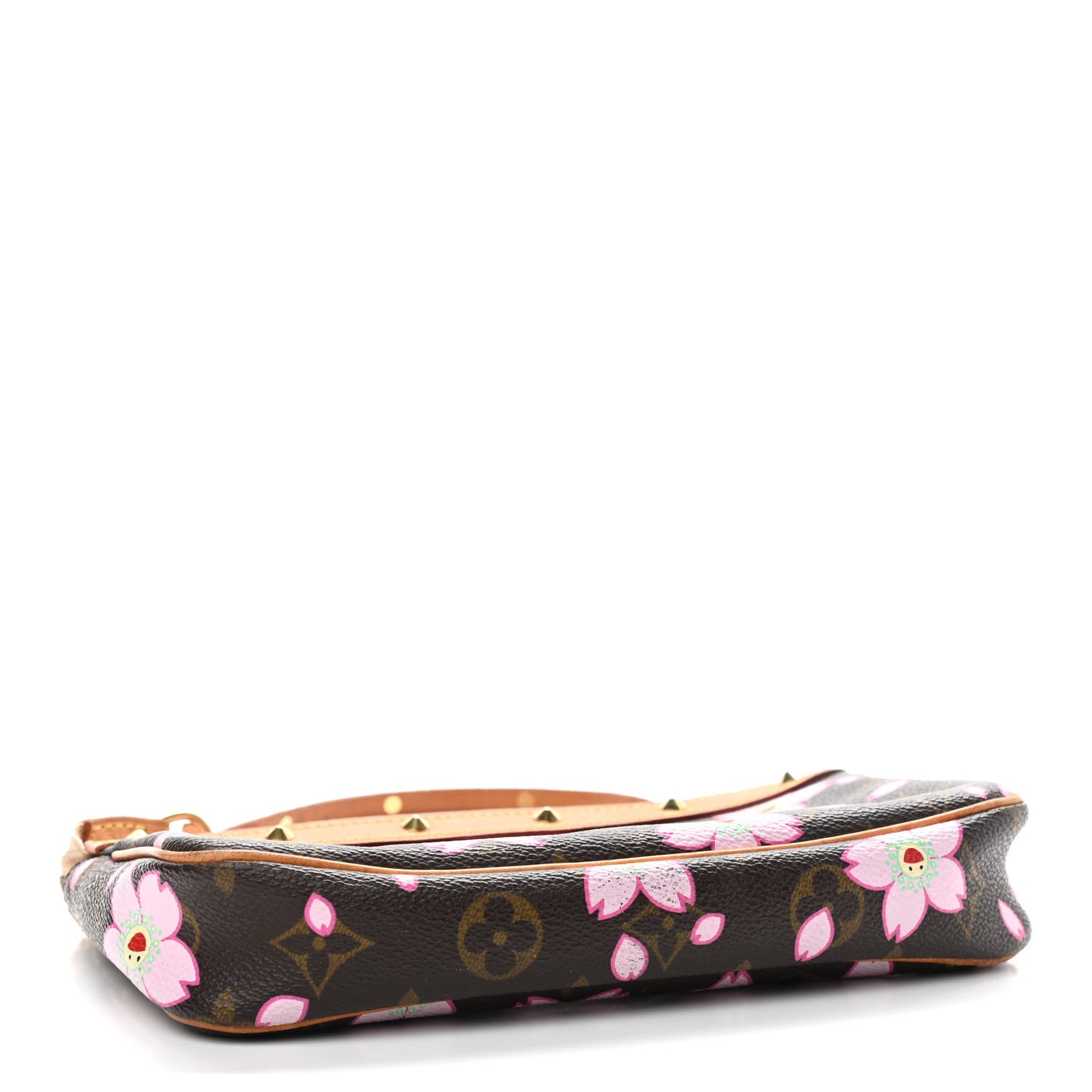 Louis Vuitton Monogram Cherry Blossom Pochette Accessories Brown 4 of 12