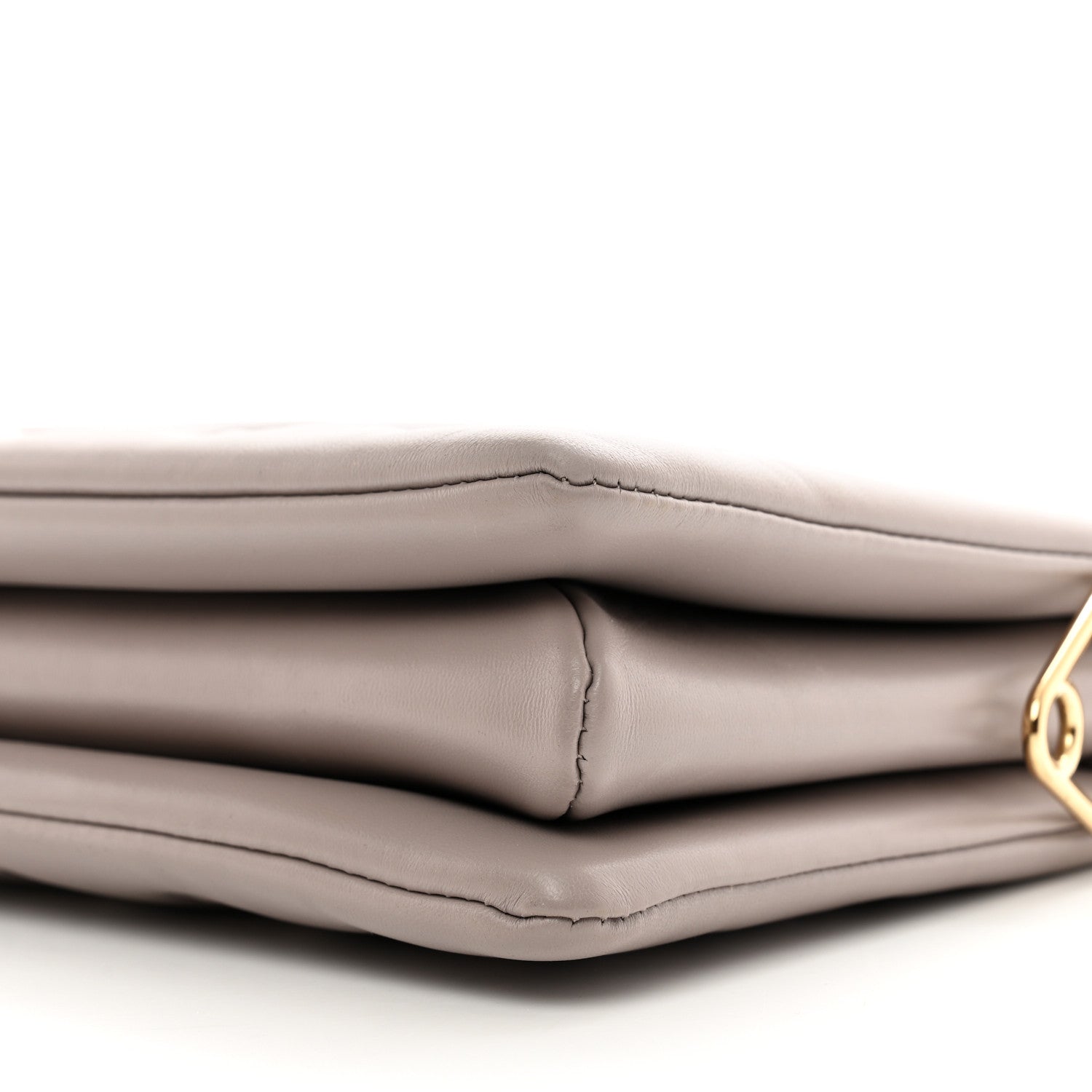 Louis Vuitton Lambskin Embossed Monogram Coussin PM Grey 9 of 10