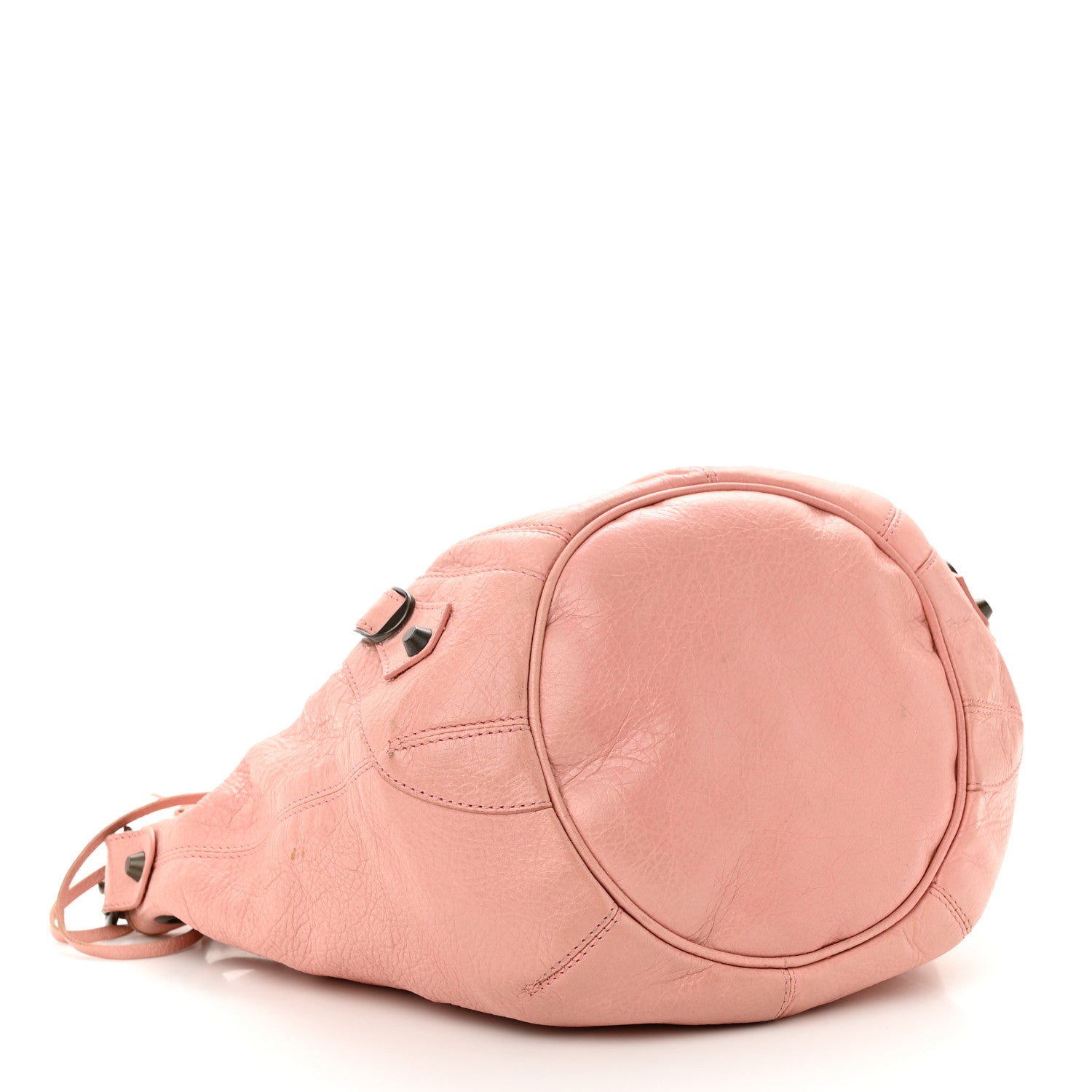 Balenciaga Agneau Classic Hardware Mini Pompon Rose Azalee 4 of 11