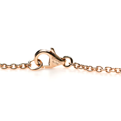 Cartier 18K Pink Gold Interlocking LOVE Necklace 4 of 6