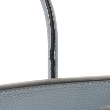 Hermes Togo BIRKIN 35 Bleu Lin 12 of 13