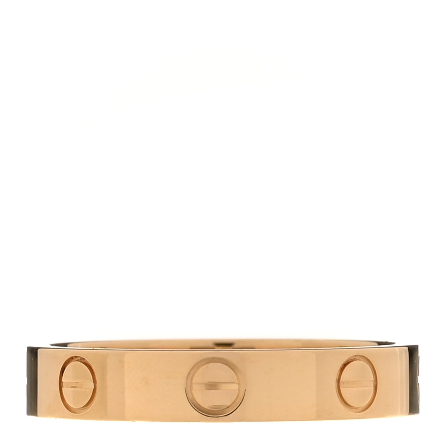 18K Yellow Gold 3.5mm LOVE Wedding Band Ring 54 6.75 54/6.75