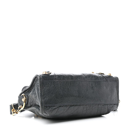 Balenciaga Agneau Giant 12 Gold Hardware Mini City Anthracite 5 of 10