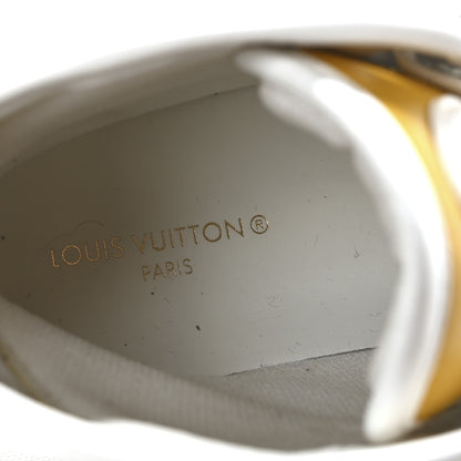 Louis Vuitton Calfskin LV Squad Sneaker Boots 39 Black White Yellow 8 of 9
