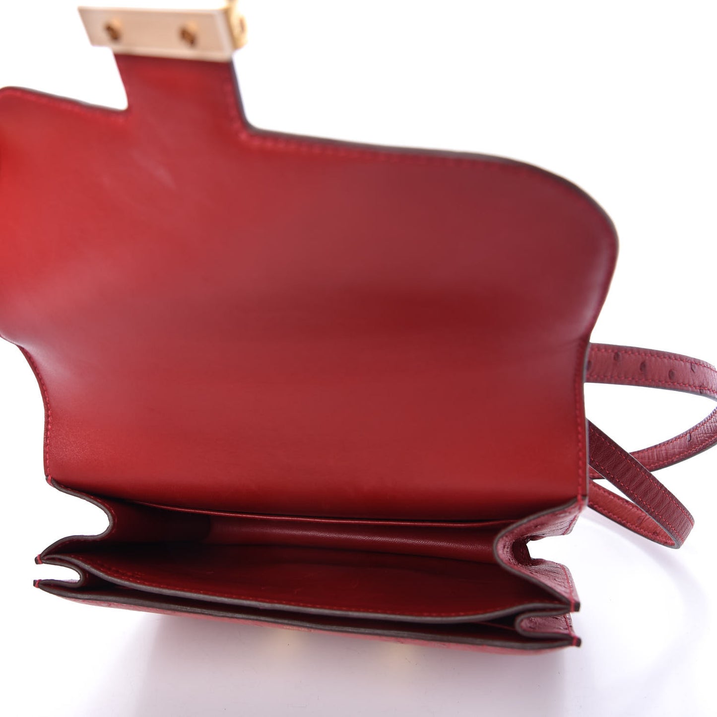 Ostrich Constance 18 Rouge Vif
