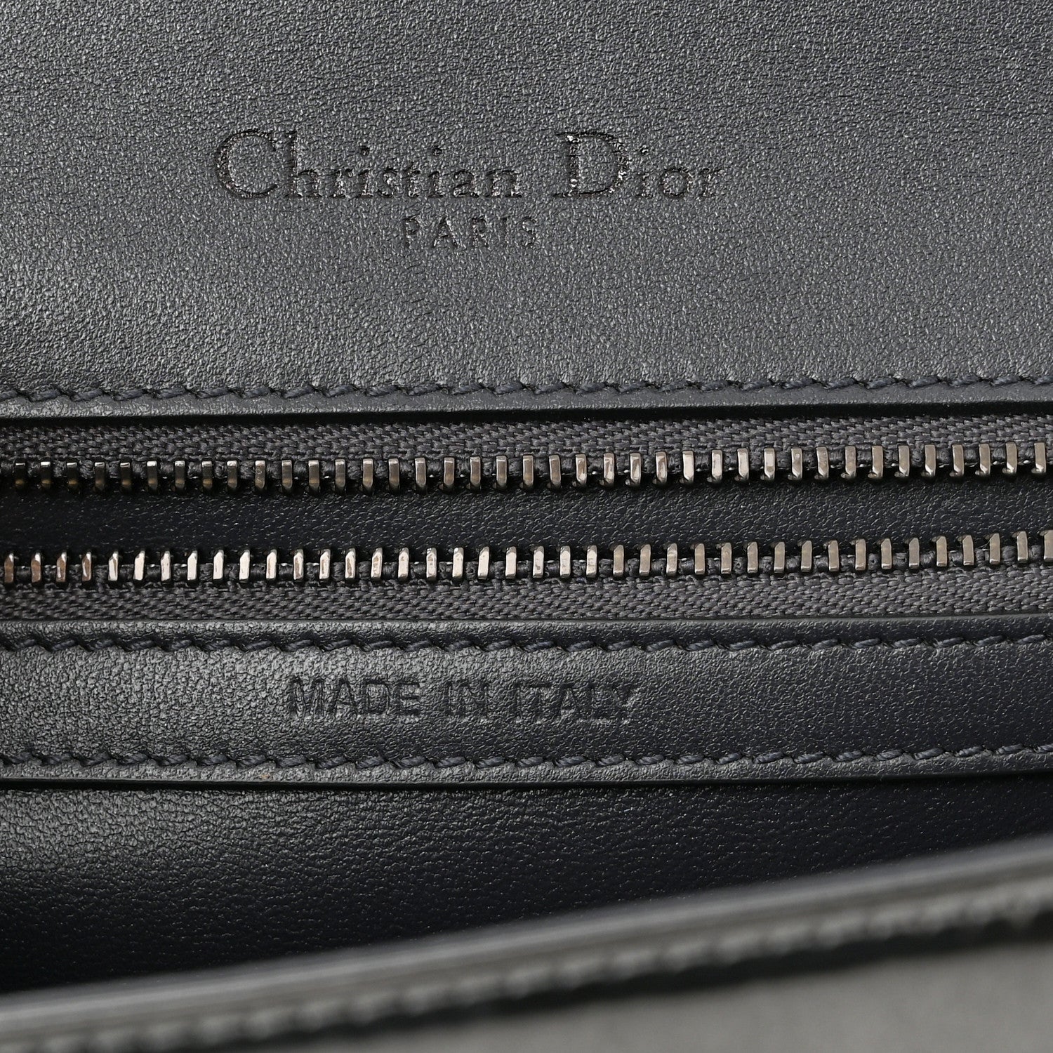 Christian Dior Metallic Patent Micro-Cannage Small Diorama Flap Bag Onyx Black 7 of 10
