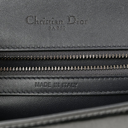 Christian Dior Metallic Patent Micro-Cannage Small Diorama Flap Bag Onyx Black 7 of 10