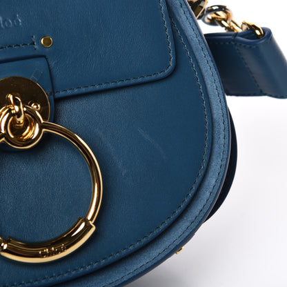Chloe Calfskin Small Tess Bag Vinyl Blue 9 of 11