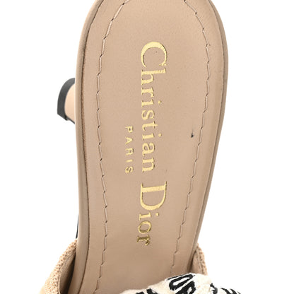 Christian Dior Technical Canvas Ribbon J Adior Slingback 65mm Pumps 35 Powder Nude 8 of 10