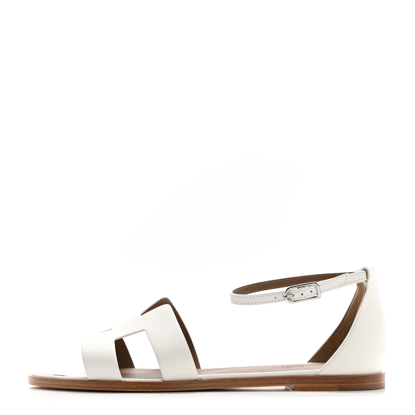 Calfskin Santorini Sandals 41 White