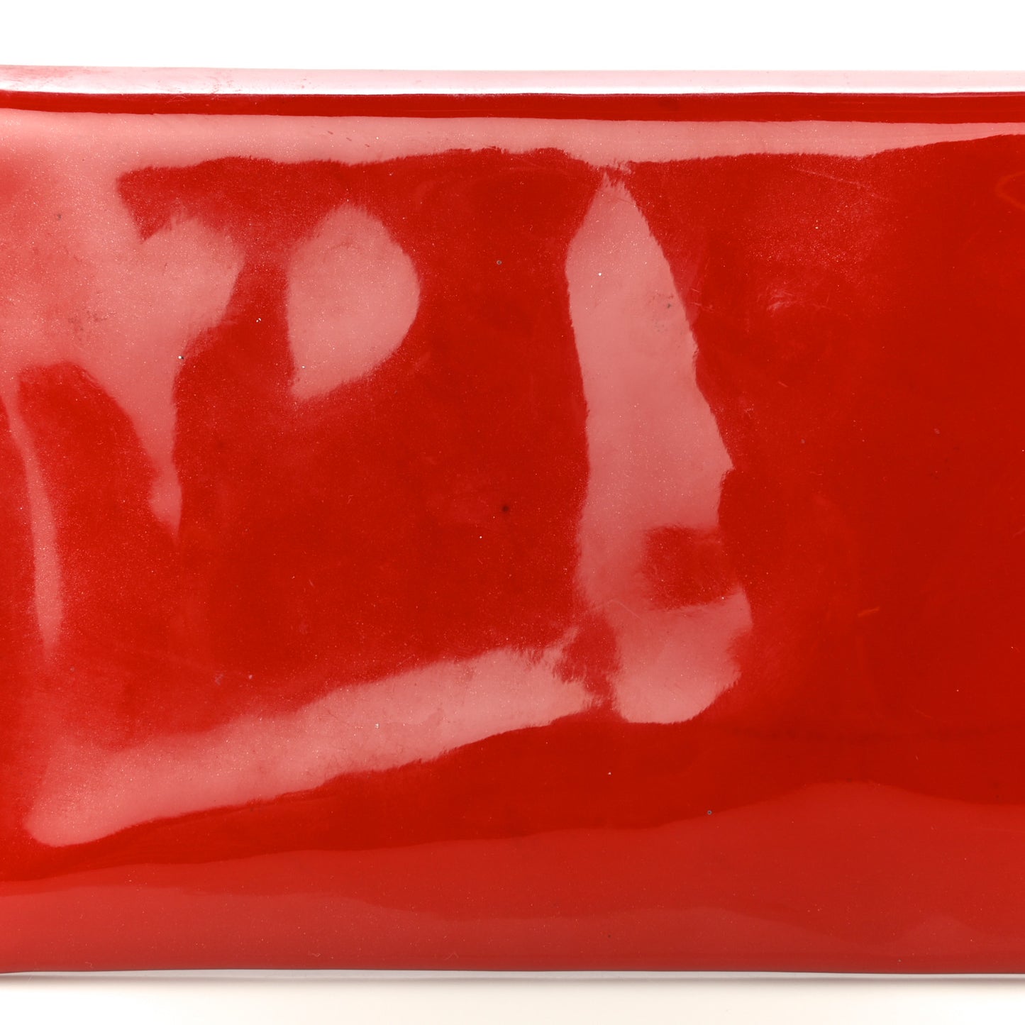 Spazzolato Flap Shoulder Bag Rosso