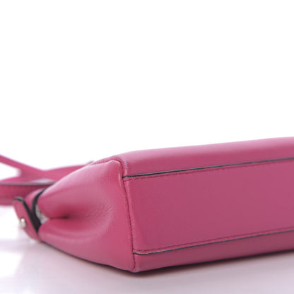 Fendi Nappa Micro Peekaboo Iconic Satchel Magenta 6 of 9