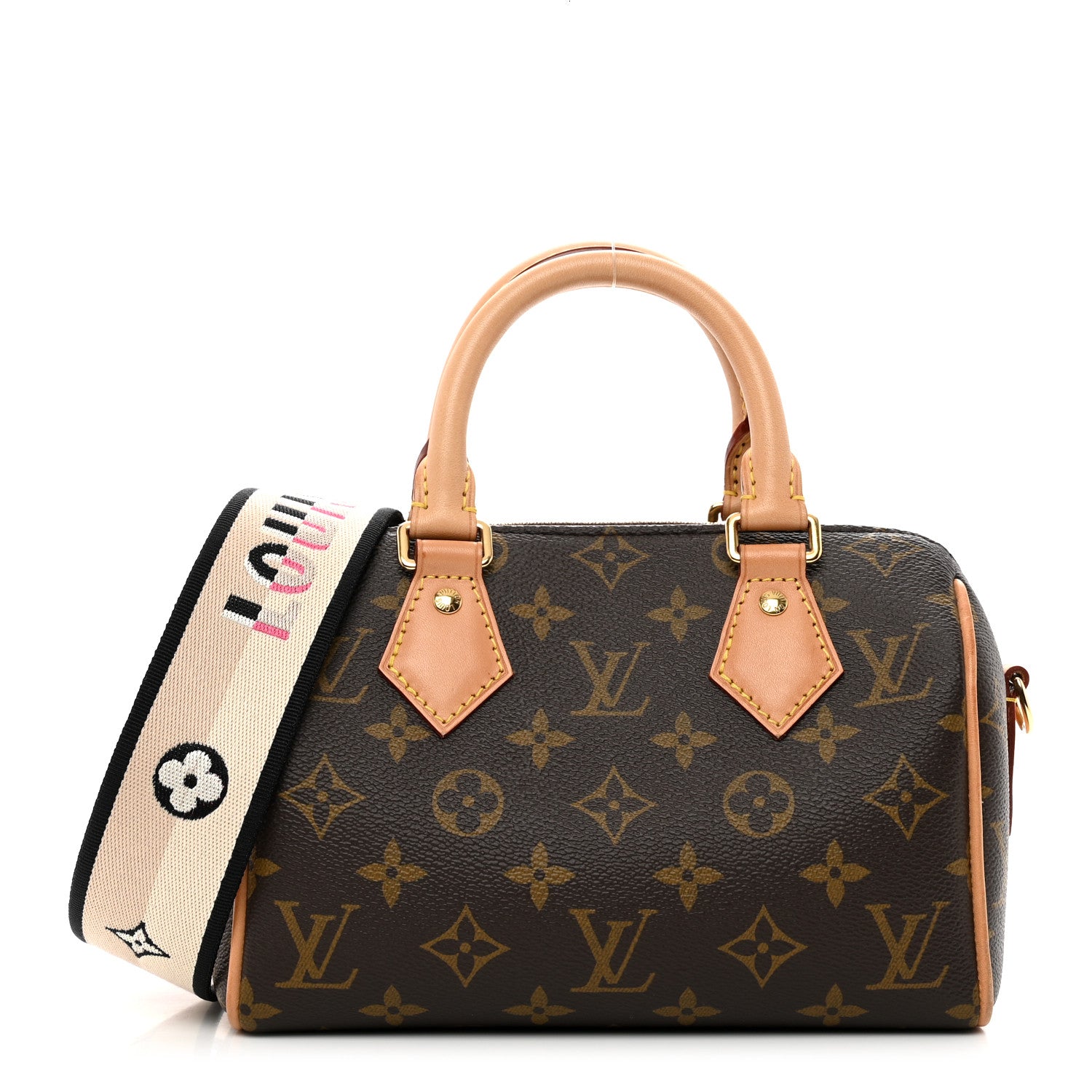 Louis Vuitton Monogram Speedy Bandouliere 20 Black 1 of 9