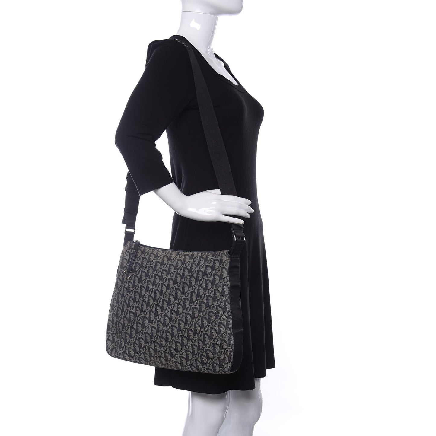 Monogram Messenger Black