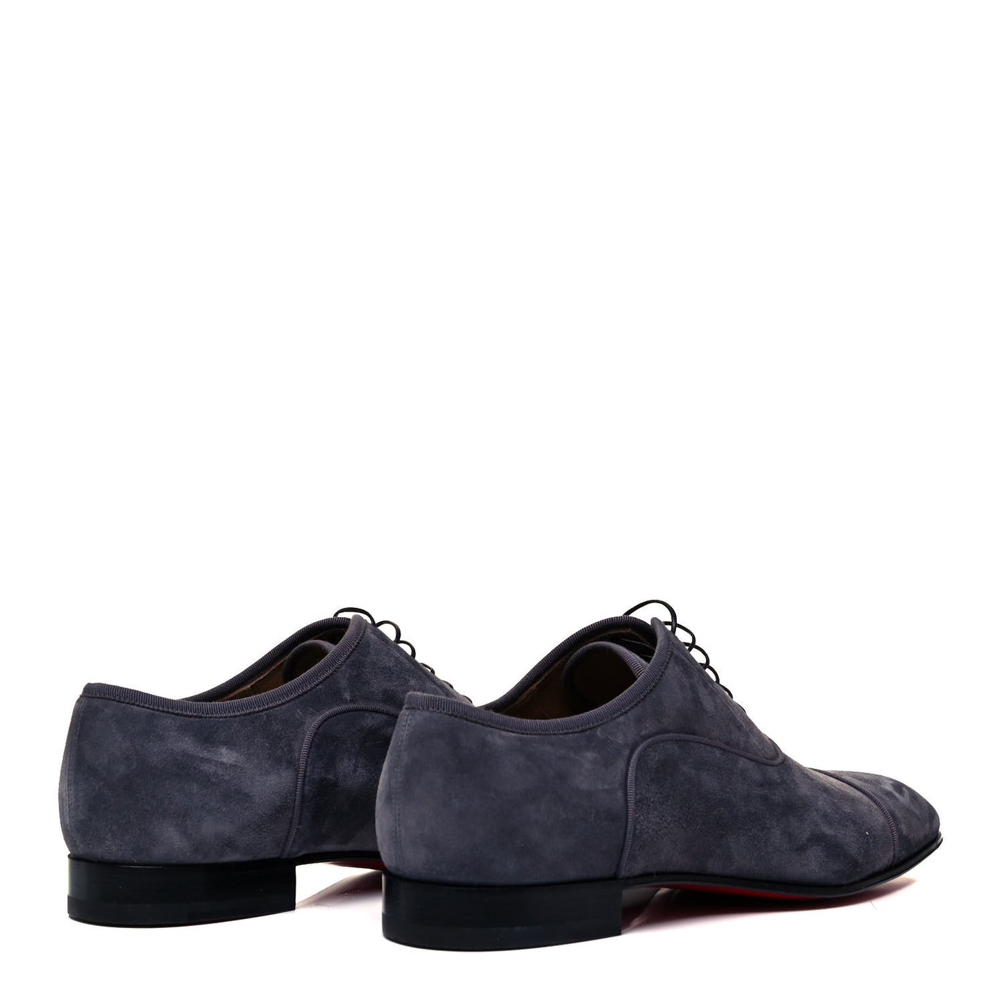 Suede Mens Greggo Flat Oxfords 41.5 Grey