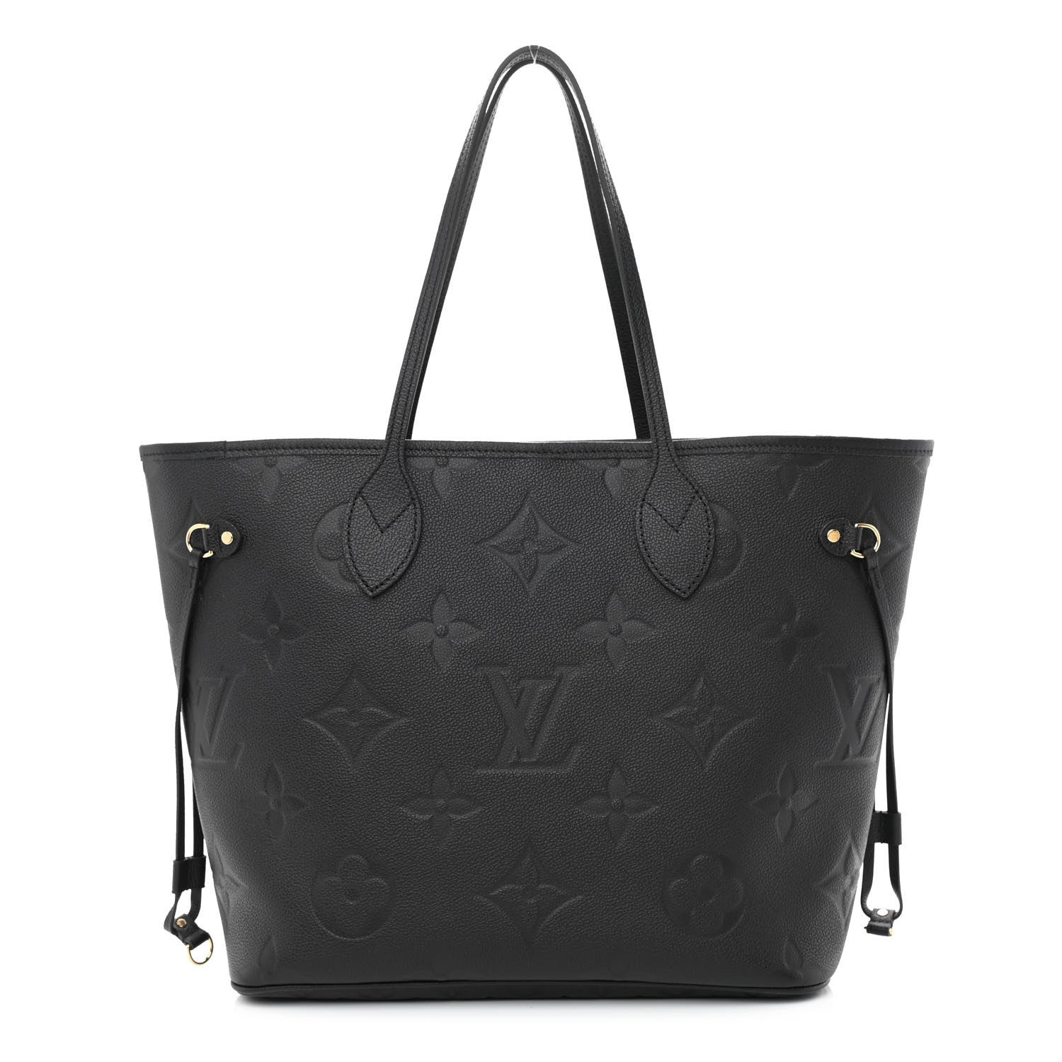Louis Vuitton Empreinte Monogram Giant Neverfull MM Black 3 of 11