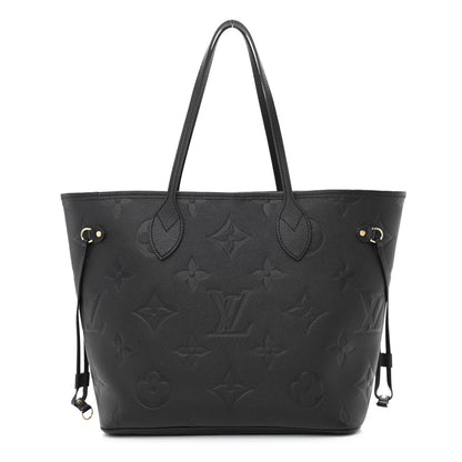 Louis Vuitton Empreinte Monogram Giant Neverfull MM Black 3 of 11