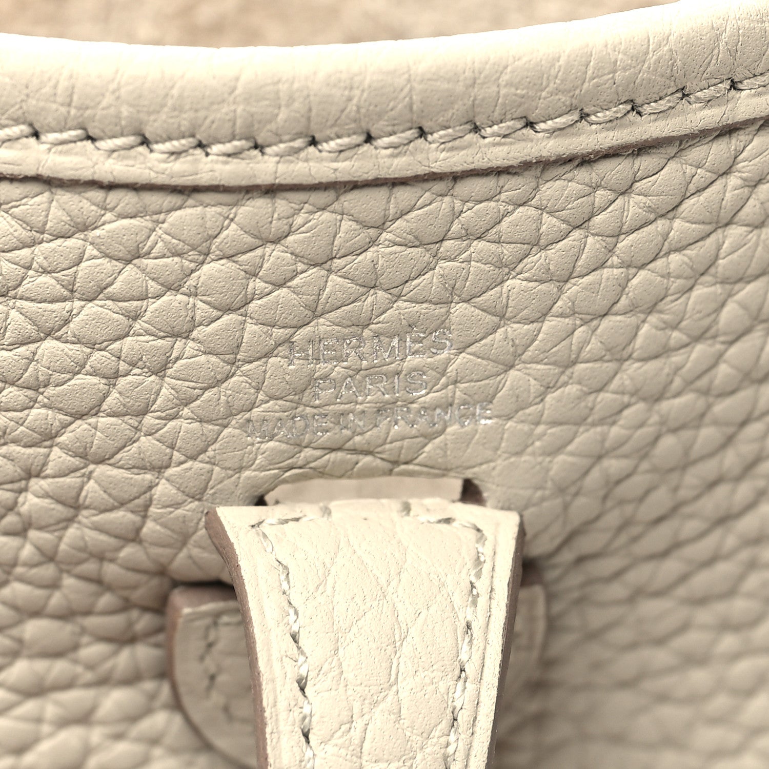 Hermes Taurillon Clemence Amazone Evelyne TPM Beton 6 of 11