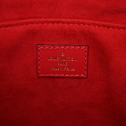 Louis Vuitton Damier Ebene Beaubourg MM Scarlet 6 of 12