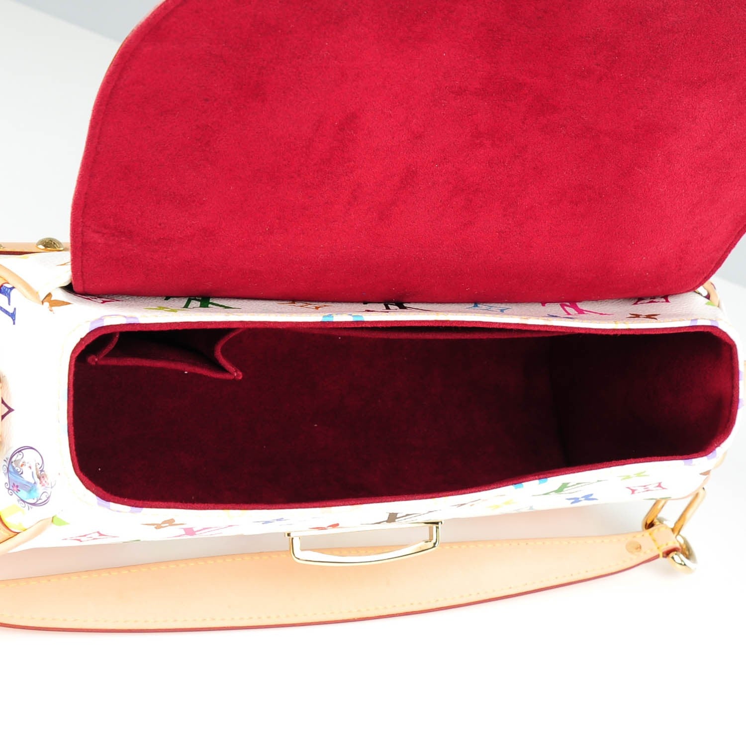 Louis Vuitton Monogram Multicolor Beverly MM White 5 of 7