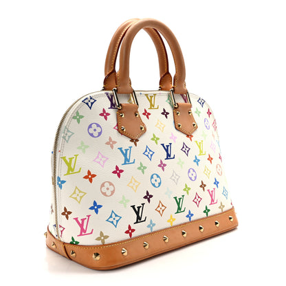 Louis Vuitton Monogram Multicolor Alma White 3 of 12