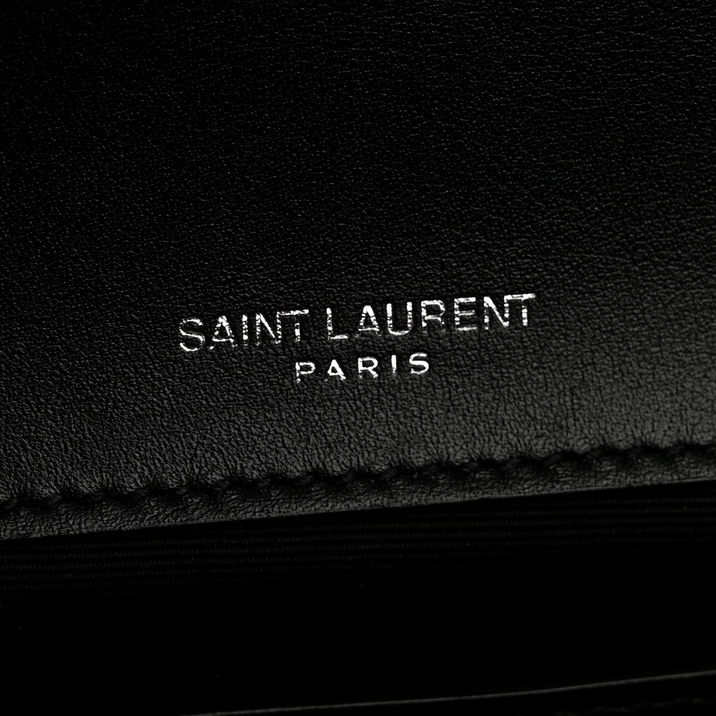 Patent Cassandre Tassel Clutch Black