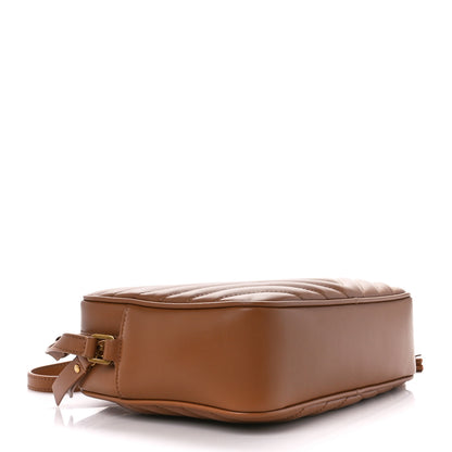 Saint Laurent Calfskin Matelasse Monogram Lou Camera Bag Cinnamon 4 of 12
