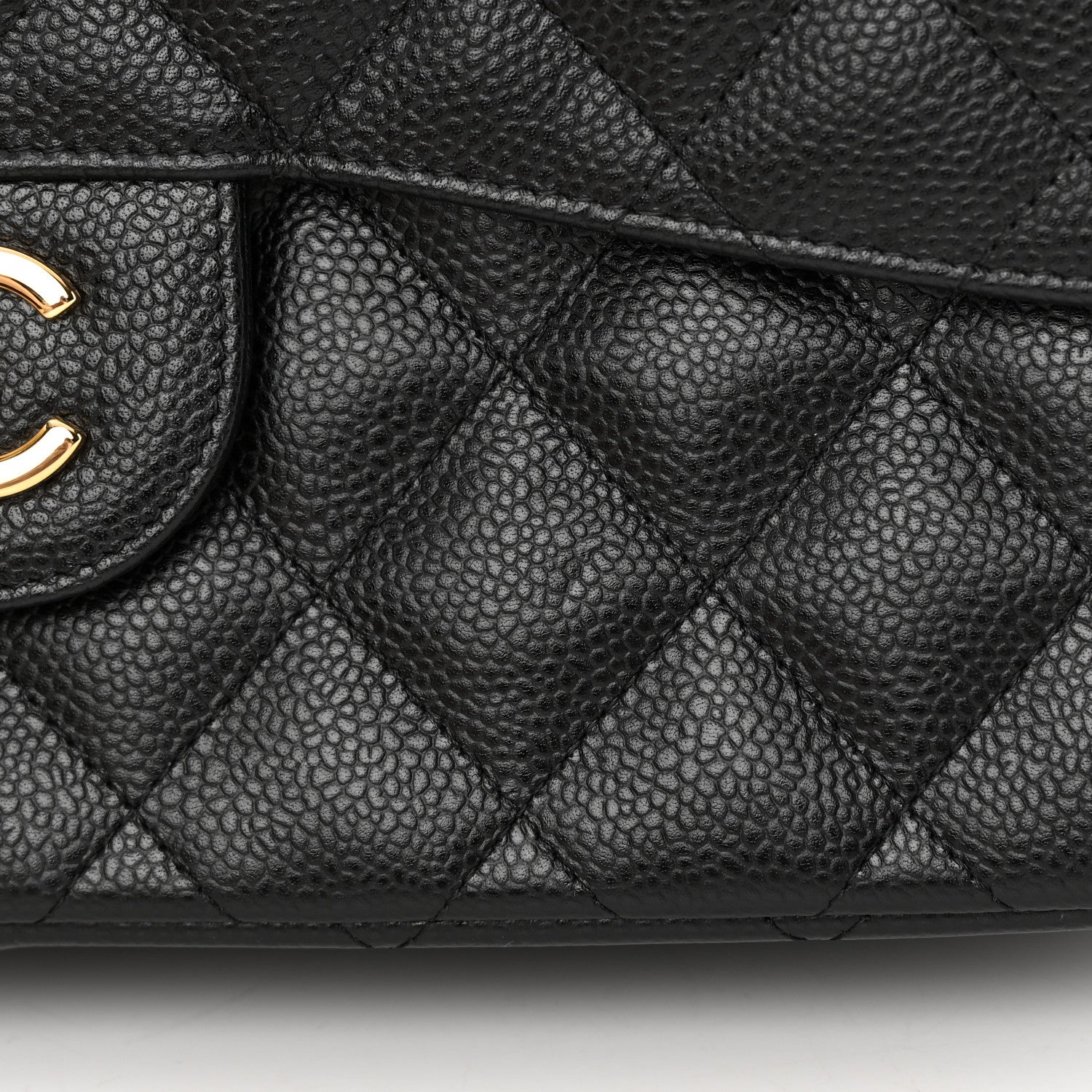 Chanel Caviar Quilted Jumbo Double Flap Black 11 of 13