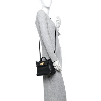 Hermes Volupto Shiny Alligator Touch 24/24 21 Black 2 of 13