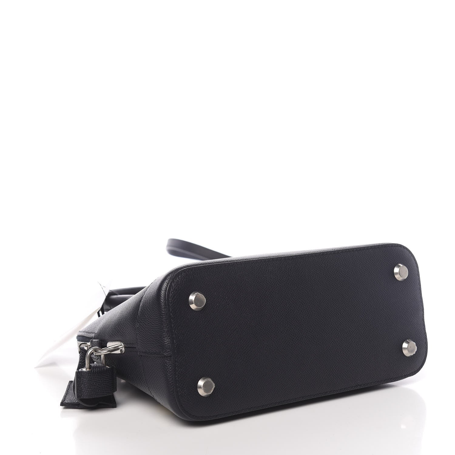 Balenciaga Signature Grained Calfskin Logo S Ville Top Handle Bag Bleu Tempete Jaune 4 of 10