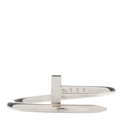 Cartier 18K White Gold Small Juste Un Clou Ring 59 8.75 1 of 4