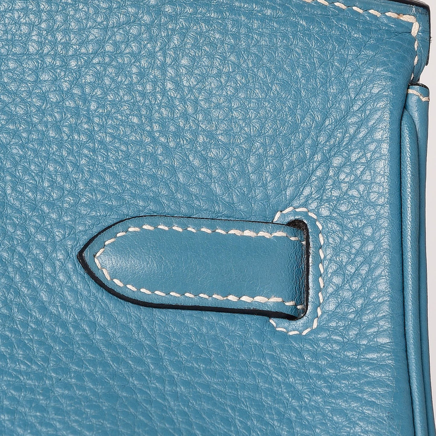 Taurillon Clemence Birkin 35 Blue Jean