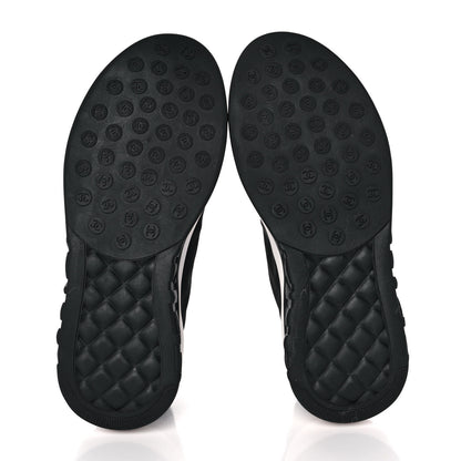 Chanel Lycra CC Sneakers 37.5 Black 5 of 8